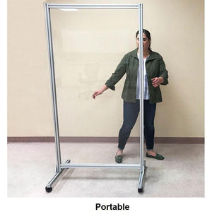 Clear Plastic Mobile Divider