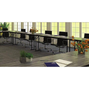 Off Set Leg Folding Seminar Table, 3/4" High Pressure Top, 24 x 96