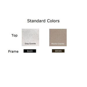 Heavy Duty Commercial Use Blow Molded Folding Table, Standard Colors, Adjustable Height, 30 x 60