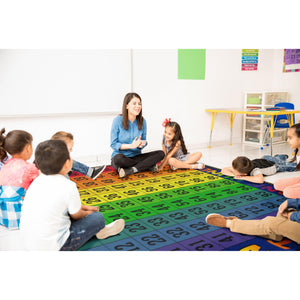 Counting To 100 Rugs-Classroom Rugs & Carpets-