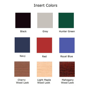 Deco Aurora Vinyl Bulletin Board, 4' H x 12' W