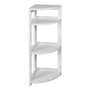 Flip Flop 3-Shelf Corner Folding Bookcase, 12" W x 12" D x 34" H
