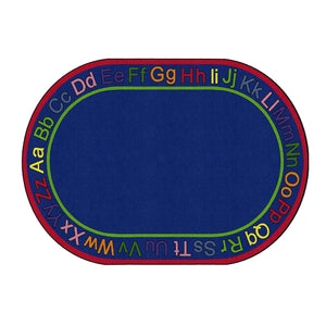 Know Your ABC's Rug, Oval, 10' 6" x 13' 2"