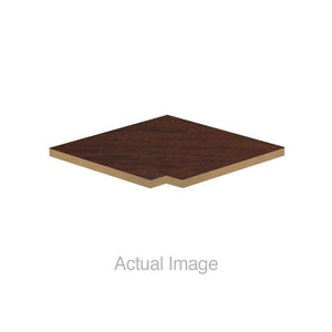 Flat Top Corner Filler for 15" Deep Designer Wood Lockers-Lockers-Mahogany-