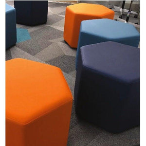 Fomcore Ottoman Series Honeycomb with 100% ALL-FOAM CORE, Antibacterial Vinyl Seat with Patterned Vinyl Sides, LIFETIME WARRANTY, FREE SHIPPING