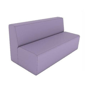 Fomcore Armless Series Linear Sofa with 100% ALL-FOAM CORE, Antibacterial Vinyl Seat with Patterned Vinyl Back, LIFETIME WARRANTY, FREE SHIPPING