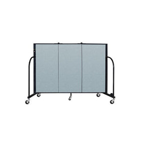 Screenflex FREEstanding Vinyl Portable Partition - 4'H x 5' 9"L - 3 Panels