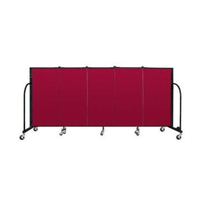 Screenflex FREEStanding Fabric Portable Room Divider Partitions, 4 Ft. High
