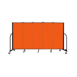 Screenflex FREEStanding Fabric Portable Room Divider Partitions, 5 Ft. High