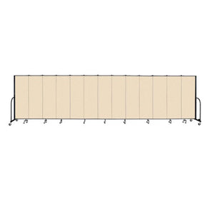 Screenflex FREEstanding Vinyl Portable Partition - 6'H x 24' 1"L - 13 Panels