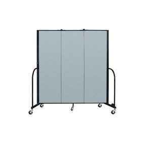 Screenflex FREEstanding Vinyl Portable Partition - 6'H x 5' 9"L - 3 Panels