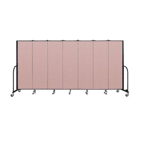 Screenflex FREEstanding Vinyl Portable Partition - 6'H x 13' 1"L - 7 Panels