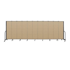 Screenflex FREEstanding Vinyl Portable Partition - 6' 8"H x 20' 5"L - 11 Panels
