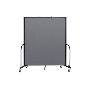 Screenflex FREEStanding Fabric Portable Room Divider Partitions, 6' 8" High