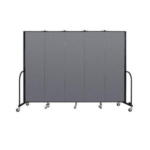 Screenflex FREEStanding Fabric Portable Room Divider Partitions, 6' 8" High