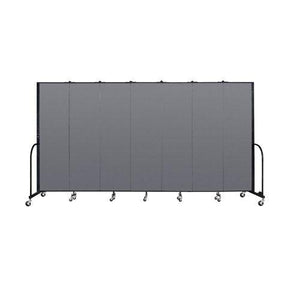 Screenflex FREEStanding Fabric Portable Room Divider Partitions, 6' 8" High