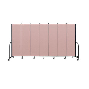 Screenflex FREEstanding Vinyl Portable Partition - 6' 8"H x 13' 1"L - 7 Panels
