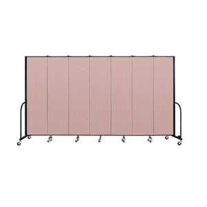 Screenflex FREEstanding Vinyl Portable Partition - 7' 4"H x 13' 1"L - 7 Panels