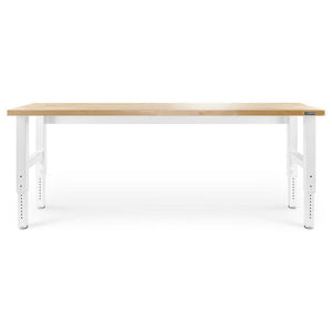 Adjustable Height Hardwood Workbench, 96" W, FREE SHIPPING