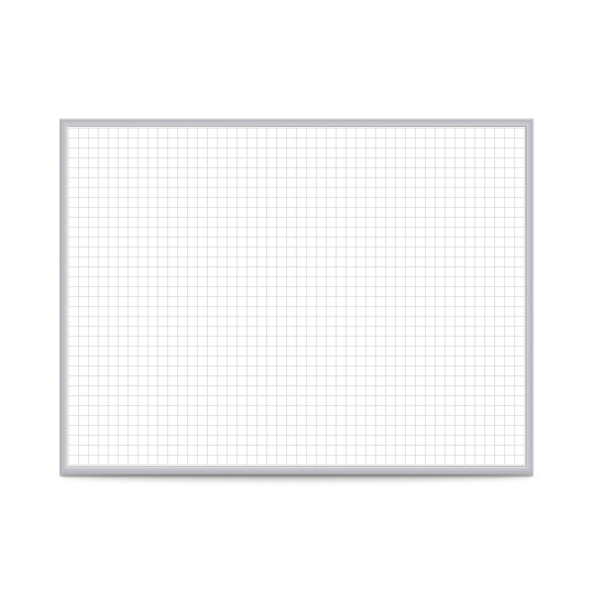 Graphics Grid Whiteboard-Boards-Non-Magnetic-2'H x 3'W-1" x 1"