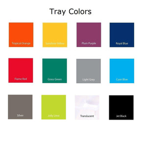 Callero Plus Double Cart In Silver With 4 Jumbo Trays, FREE SHIPPING