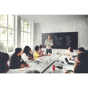 Harmony Glassboard, Magnetic, Radius Corners, 3' H x 4' W