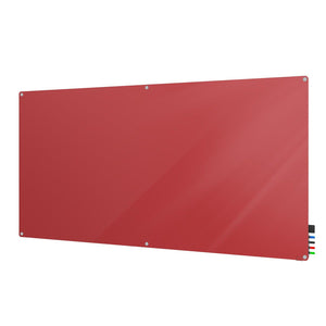 Harmony Glassboard, Magnetic, Radius Corners, 4' H x 5' W