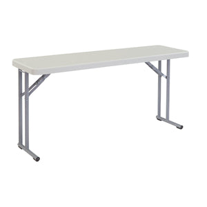 Heavy Duty Seminar Folding Table, Speckled Grey-Tables-18" x 60"-
