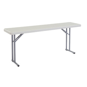 Heavy Duty Seminar Folding Table, Speckled Grey-Tables-18" x 72"-