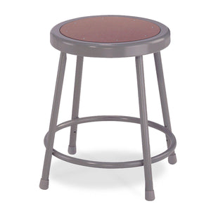 Heavy Duty Steel Stool-Stools-18"-Grey-