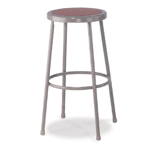 Heavy Duty Steel Stool-Stools-24"-Grey-