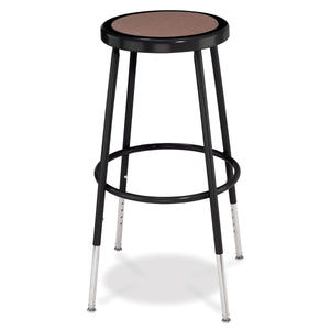 Height Adjustable Heavy Duty Steel Stool-Stools-Black-25" - 33"-