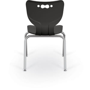 Hierarchy 4-Leg School Chair, Chrome Frame, 5 Pack-Chairs-