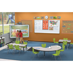 Hierarchy 4-Leg School Chair, Chrome Frame, 5 Pack-Chairs-