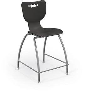 Hierarchy 4-Leg Stool-Stools-24"-Black-