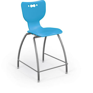 Hierarchy 4-Leg Stool-Stools-24"-Blue-