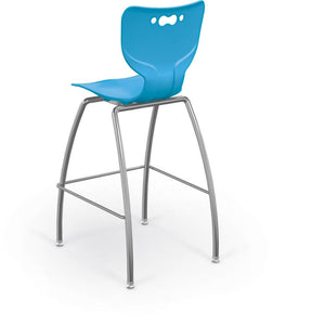 Hierarchy 4-Leg Stool-Stools-30"-Blue-