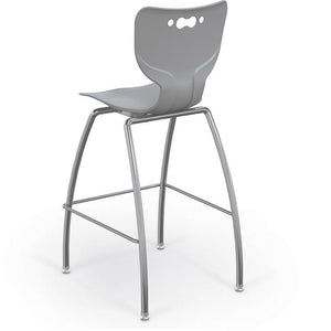 Hierarchy 4-Leg Stool-Stools-30"-Gray-