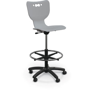 Hierarchy 5-Star Stool-Stools-Grey-