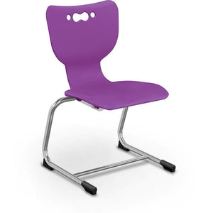 Hierarchy Cantilever School Chair, Chrome Frame