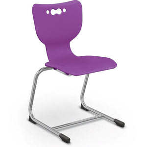 Hierarchy Cantilever School Chair, Chrome Frame