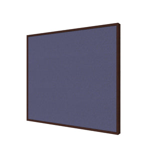Impression Wood Framed Fabric Bulletin Board, 3' H x 4" W