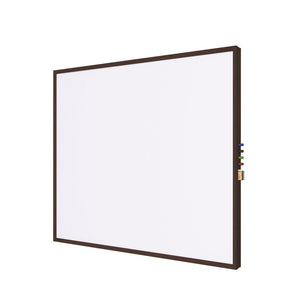 Impression Wood Framed Magnetic Porcelain Whiteboard, 3' H x 4" W