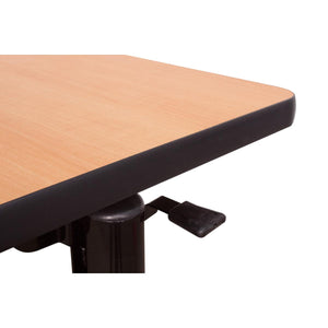 Kobe Flip Top Nesting Mobile Training Table with Modesty Panel, 60" x 30" Rectangle