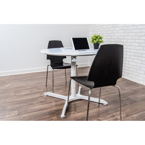 32" Round Pneumatic Height Adjustable Café Table
