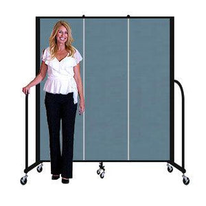 Screenflex FREEStanding Fabric Portable Room Divider Partitions, 6 Ft. High