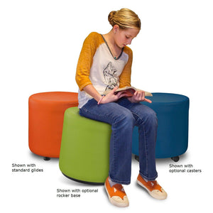 Sonik Soft Seating Round Stool, 16" H