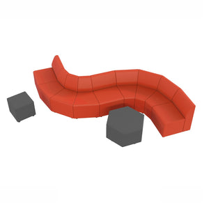 Sonik Soft Seating Single Chair, 16" Seat Height