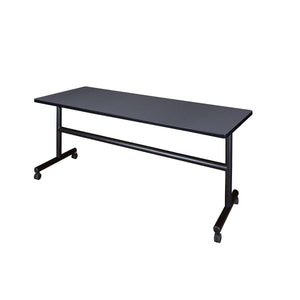 Kobe Flip Top Nesting Mobile Training Table, 72" x 24" Rectangle
