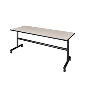 Kobe Flip Top Nesting Mobile Training Table, 72" x 24" Rectangle